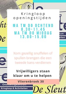 Kringloopwinkel Openingstijden